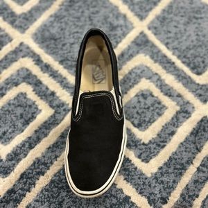 Black slip on vans